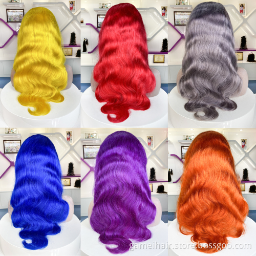 150% 180% Virgin Human Hair Lace Front Wig.613 Human Hair Lace Wig.13x6 613 Remy Body Wave Wig For Black Women
